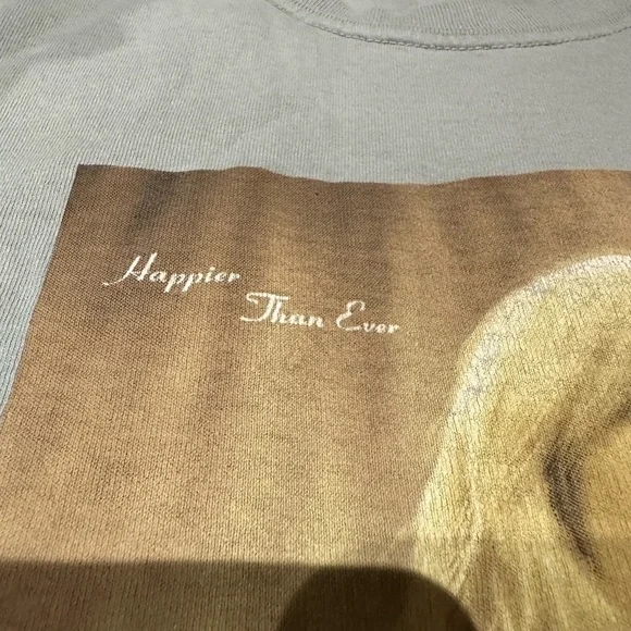 Concert gear 2025!!! Billie Eilish Graphic Tee - soft mint green - Picture 3 of 6